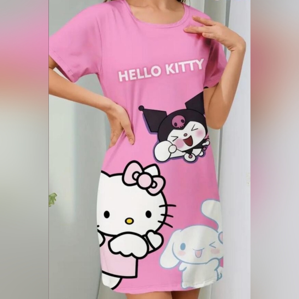 NEW HELLO KITTY NIGHTGOWN - Picture 3 of 6